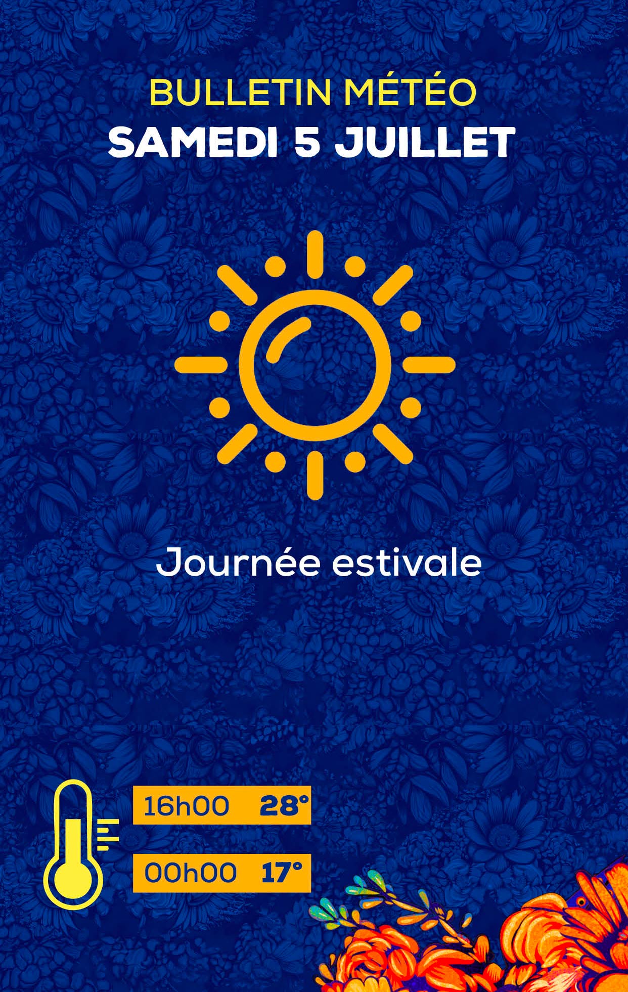 bulletin météo